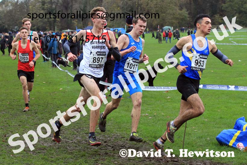 Junior Men, 2022 British Athletics Cross Challenge, Sefton Park, Liverpool.  Photo: David T. Hewitson/Sports for All Pics